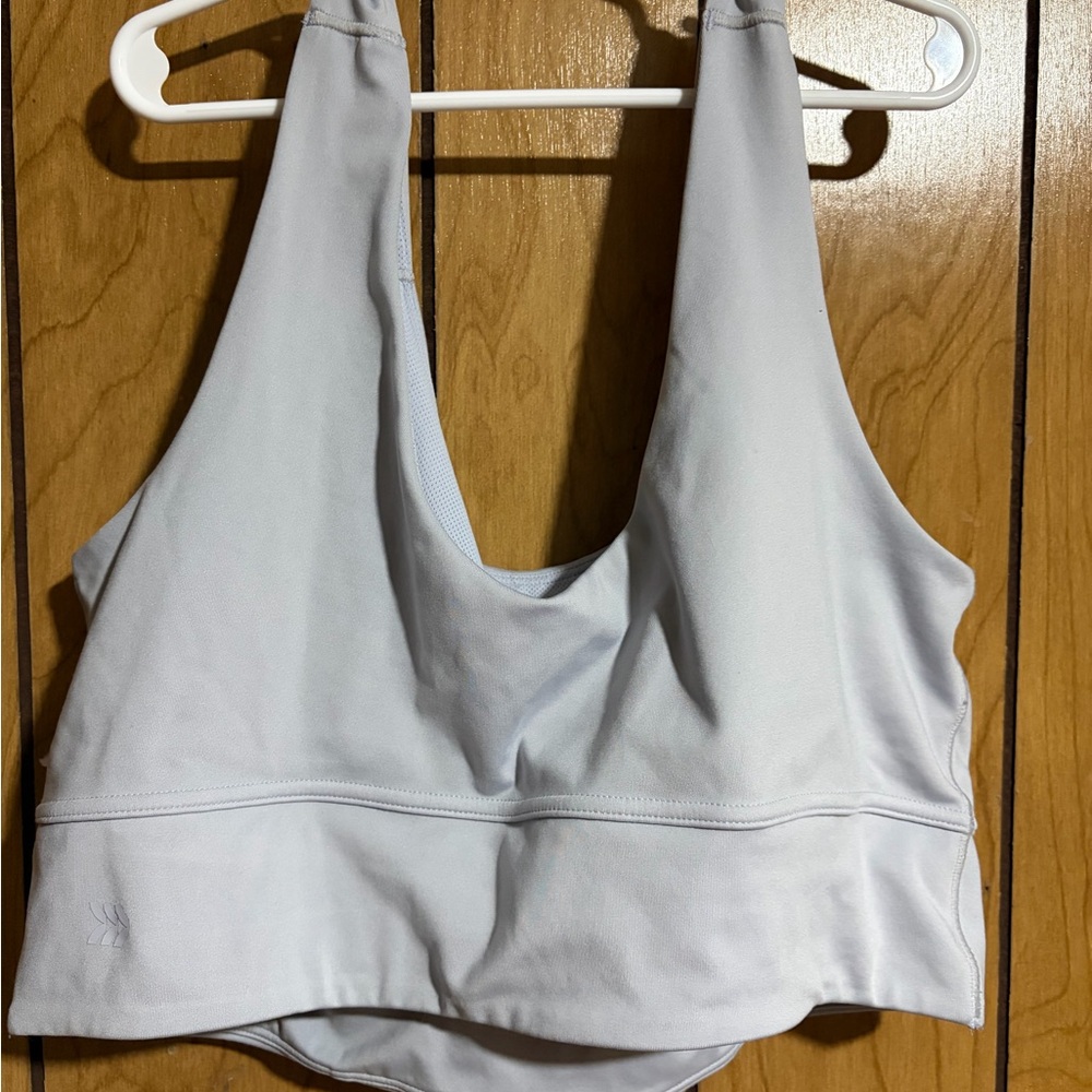 All in Motion Light Gray Sports Bra